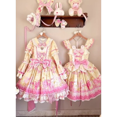 Mademoiselle Pearl Bow Rabbit 2026 Edition Blouse Cardigan Skirt Salopette JSK and OPs(Reservation/Multiple Colours/Full Payment Without Shipping)